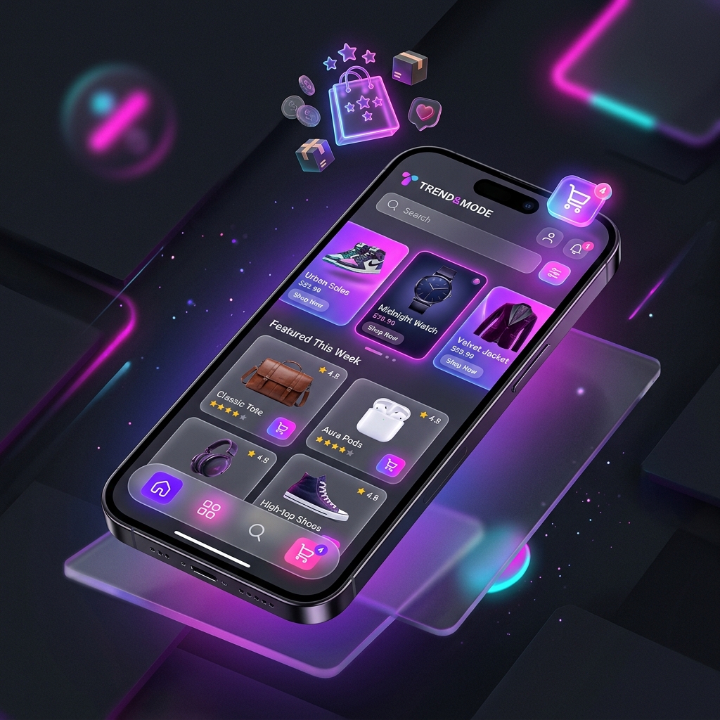 High End Ecommerce App Interface