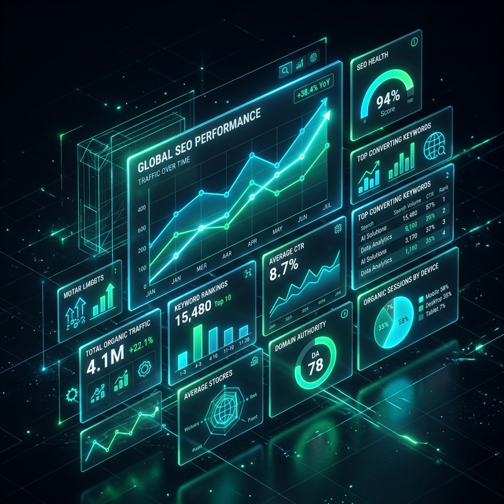 Advanced SEO Data Dashboard