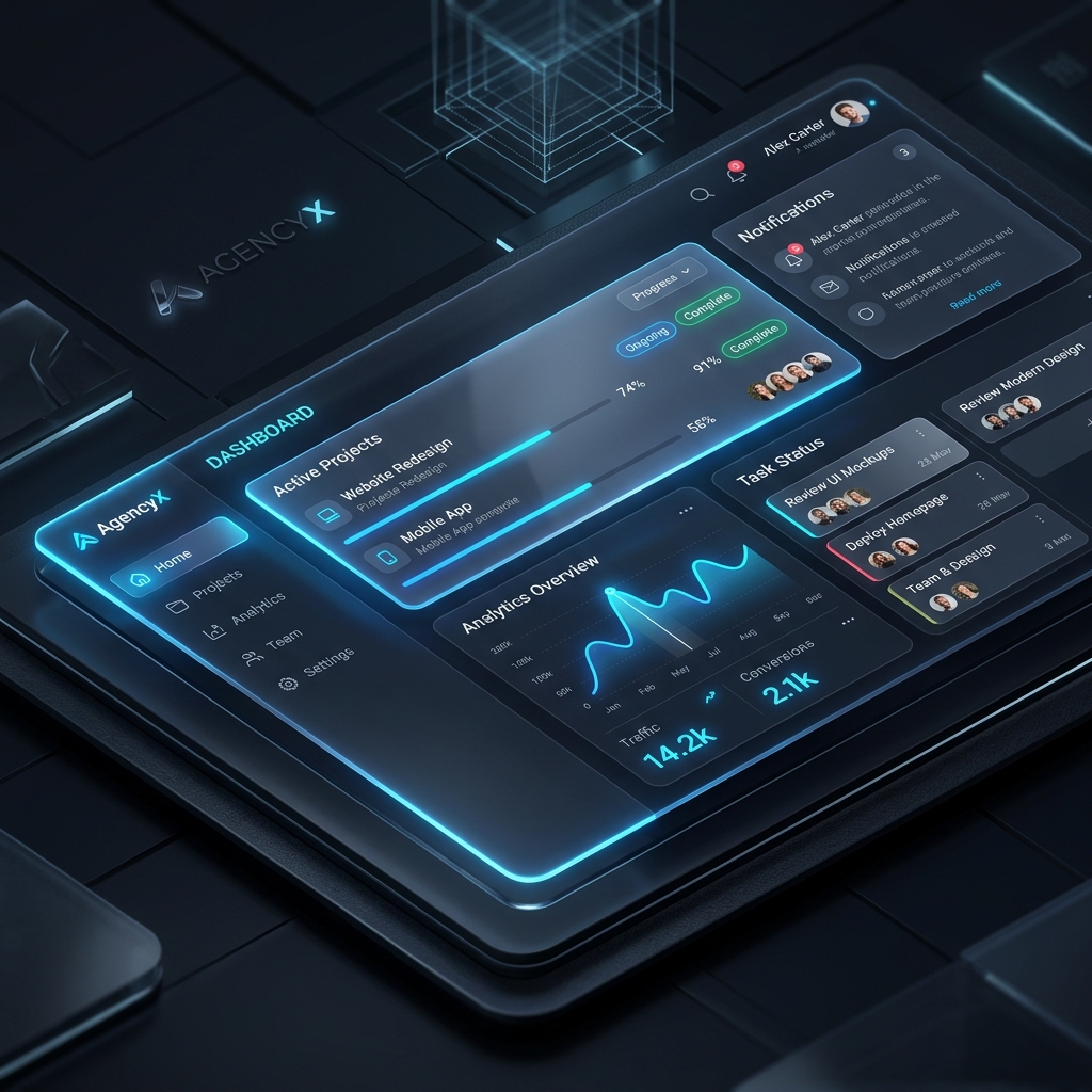 Ultra Premium Web Design Interface